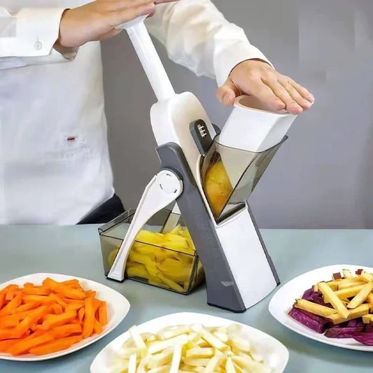 5 In 1 Mandoline Vegetable Slicer Food Chopper, Vegetable Cutter, Quick Fruit Dicer (random Color)